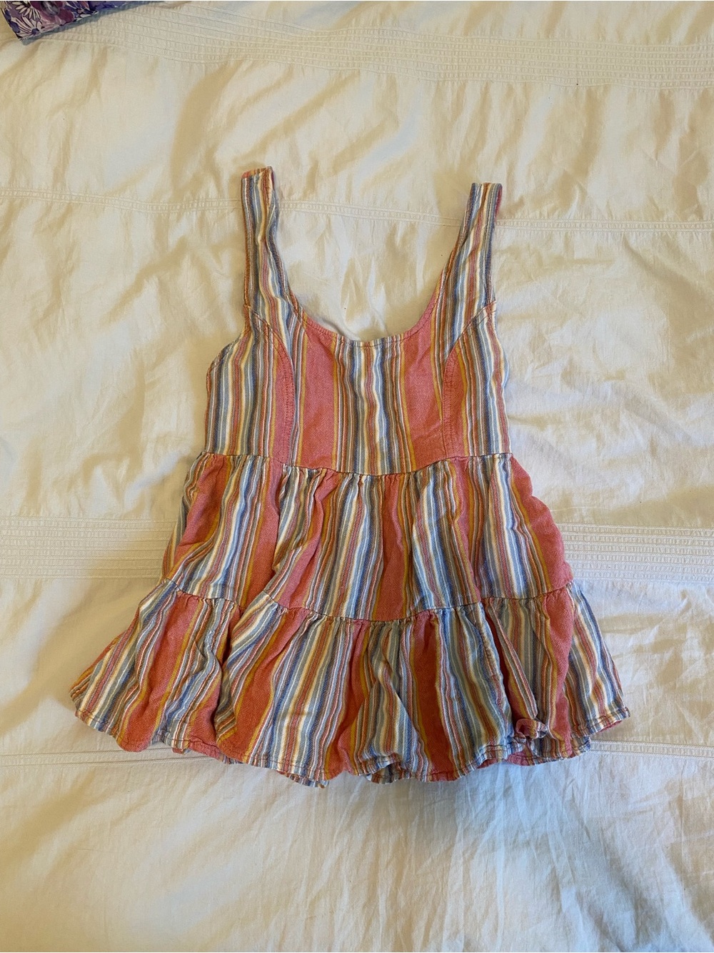 American eagle striped babydoll top